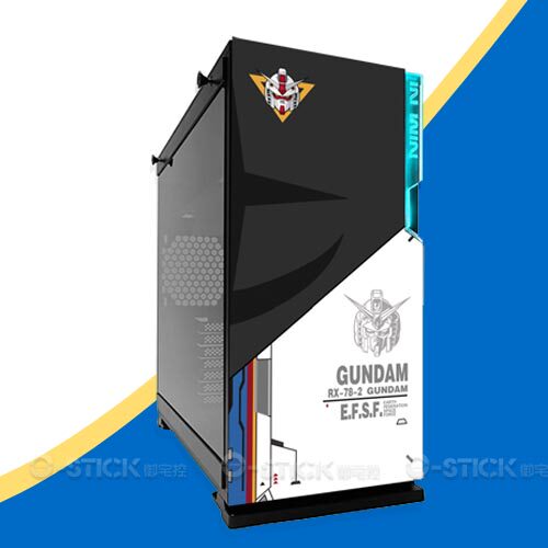 机动战士高达RX782彩色机箱贴纸电脑主机改色贴膜全覆盖防水改造