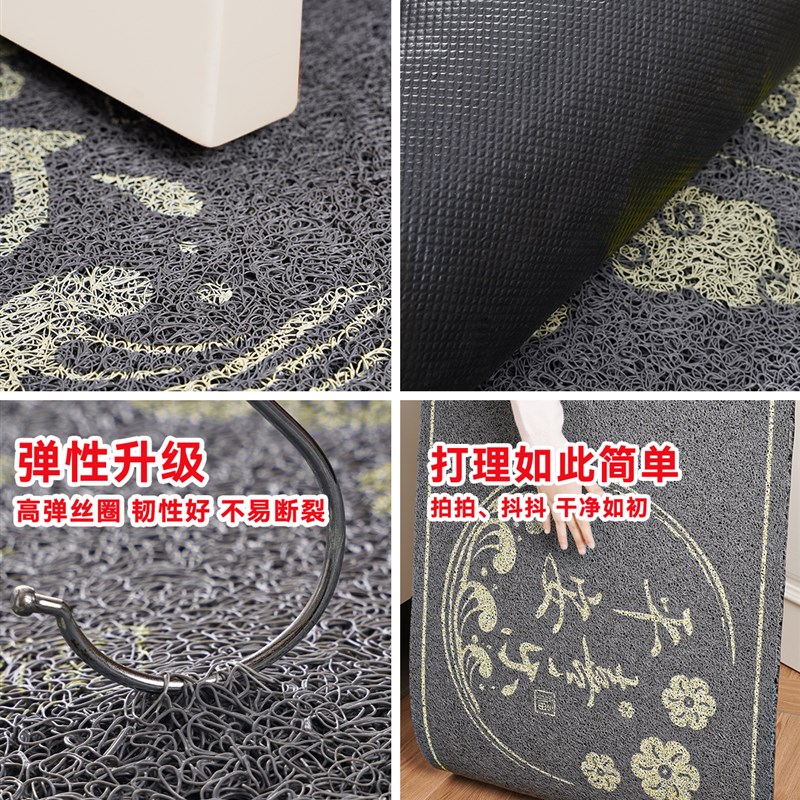 丝圈地垫进户门外防滑垫子大门口出入平安门垫进门地毯入户门脚垫