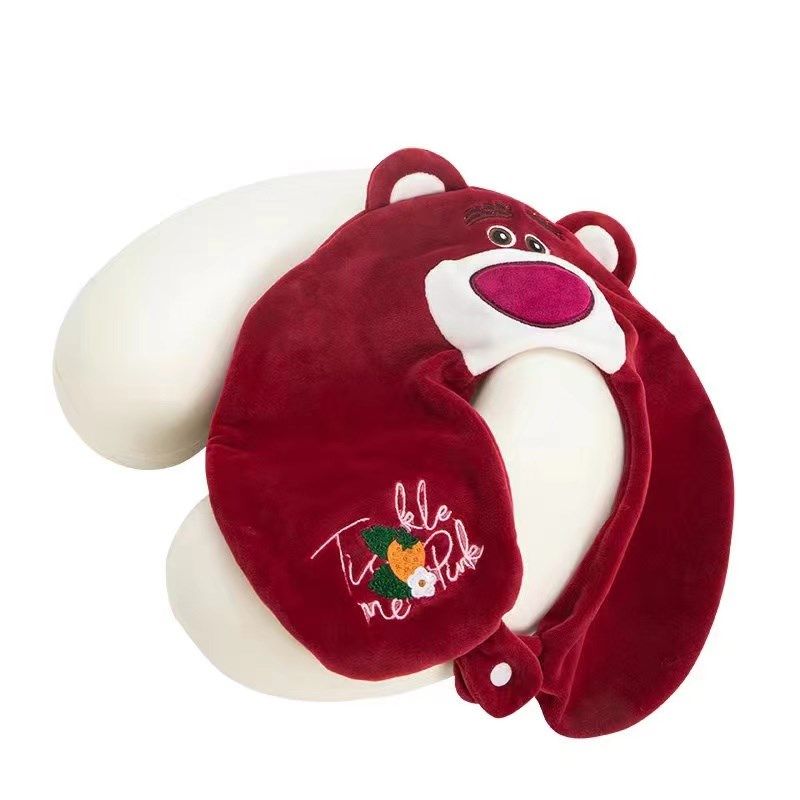 可爱u型头枕可拆洗记忆棉旅行枕头颈椎枕办公午睡枕公司活动礼品