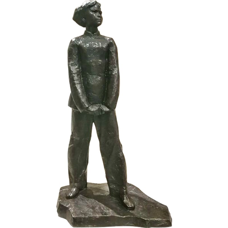 城市纪念馆刘胡兰人物雕塑园林公园革命先烈塑像大型铜雕像艺术品