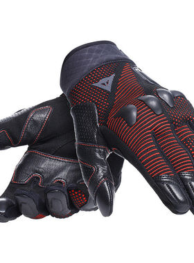 DAINESE/丹尼斯UNRULY摩托车骑行手套轻量透气短款运动机车手套男