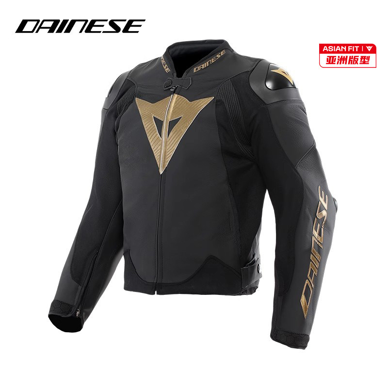 DAINESE/丹尼斯VIVIDO LEATHER亚洲版骑行服男摩托车透气赛车服