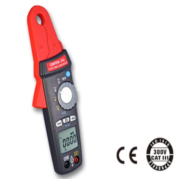 CENTER260交直流钳形表1mA小电流群特CENTER-260钳形表