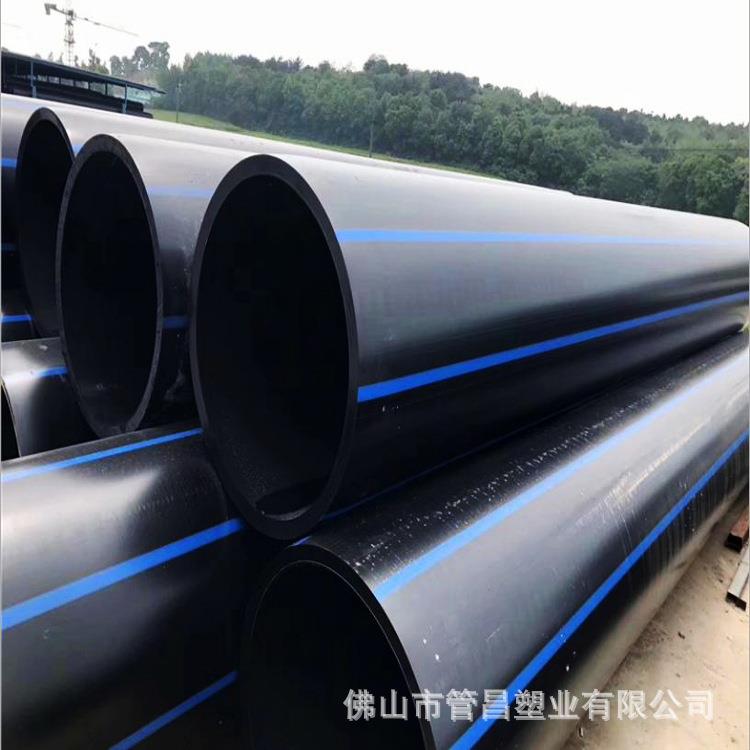 定制PE实壁排污管 非开挖牵引拖拉管管 HDPE实壁给水压力管厂家