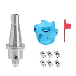 铣刀杆NT40-FMB22后来M16配 80mm直角铝刀盘APMT1604专用刀粒10粒