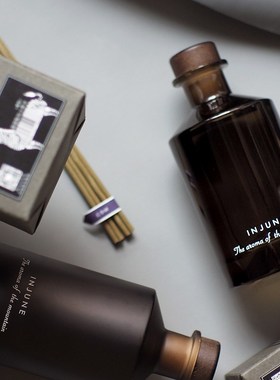 INJUNE山系列无火香薰藤条香氛清新家用室内除臭摆件淡香持久清新