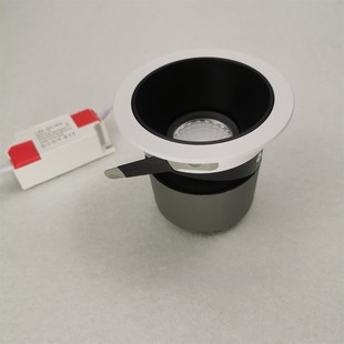 客厅无主灯深防眩射灯开孔55 3W5W7W9W高显亮不刺眼筒灯 75嵌入式