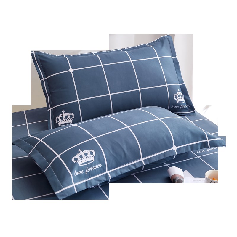 学生宿舍枕头带枕套套装枕芯单人男双人酒店家用枕一对装48x74cm