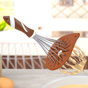 12寸手动打蛋器含刮板 圆头加密家用鸡蛋搅拌器 法国鹽之花