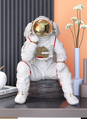 宇航员摆件北欧轻奢家居饰品客厅电视柜玄关办公室乔迁新居礼品