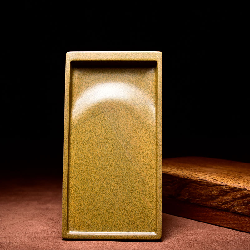 【懿羲堂】宋式素砚5寸 小楷笔掭抄经书法歙砚 文房四宝天然书法