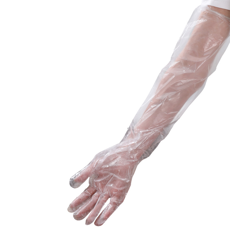 一次性家务手套加长家用厨房洗碗洗菜清洁薄款加长款防水防油手套