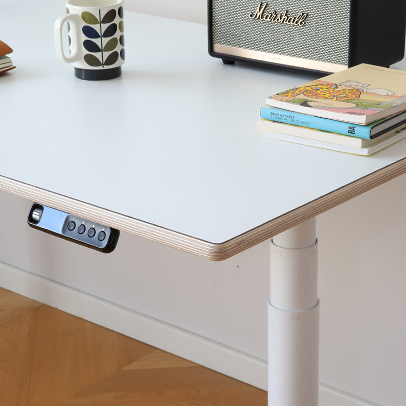 ZOMO电动升降桌站立电脑桌家用小户型办公桌双电机俄罗斯海洋板