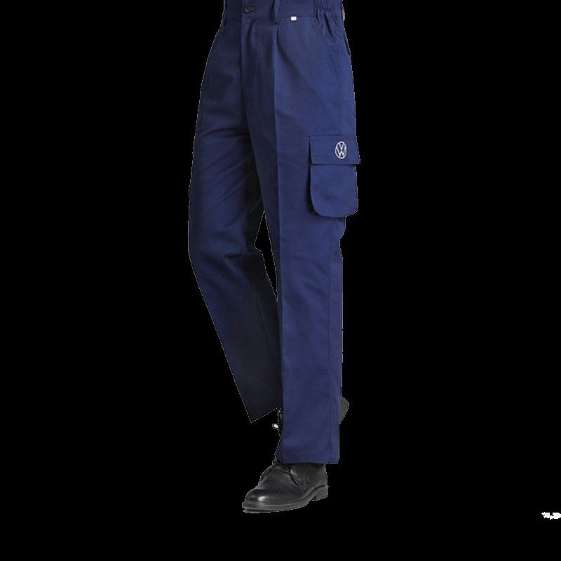 新款一汽上汽大众工作服男4S店售后工装汽修车间维修夏季短袖套装