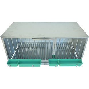 不锈钢折叠鸡笼子家用室外自动清粪鸡笼四面封板户外防雨养鸡舍笼