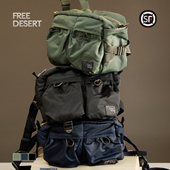 FreeDesert日系尼龙tanker包多功能斜挎包轻便手提单肩包大容量