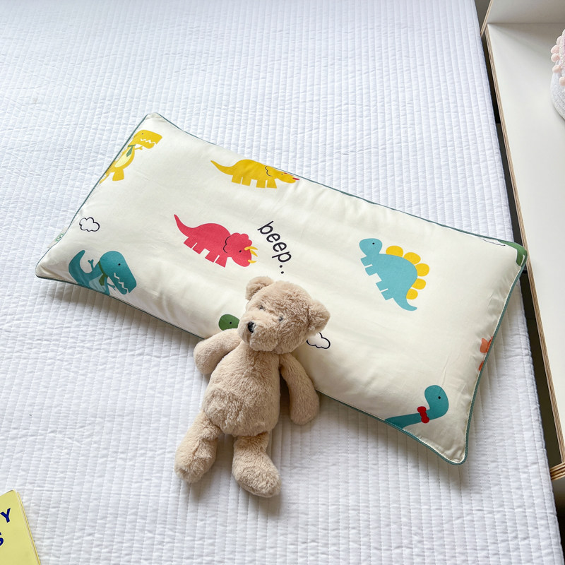 A类儿童决明子枕芯1-3-7-12岁幼儿园睡觉用学生全棉护颈枕头柔软