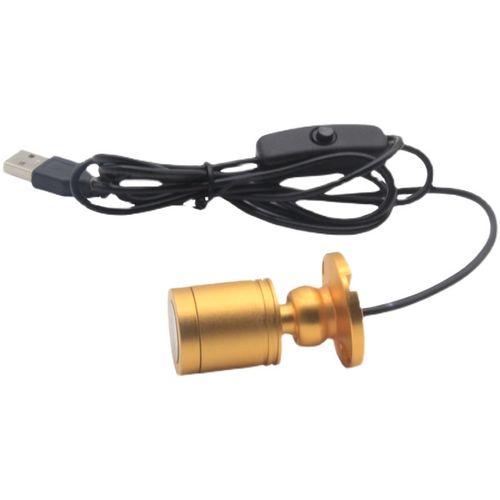 LED迷你USB微型3W展示灯5V手办模型可粘贴式吸顶小射灯展柜聚光灯