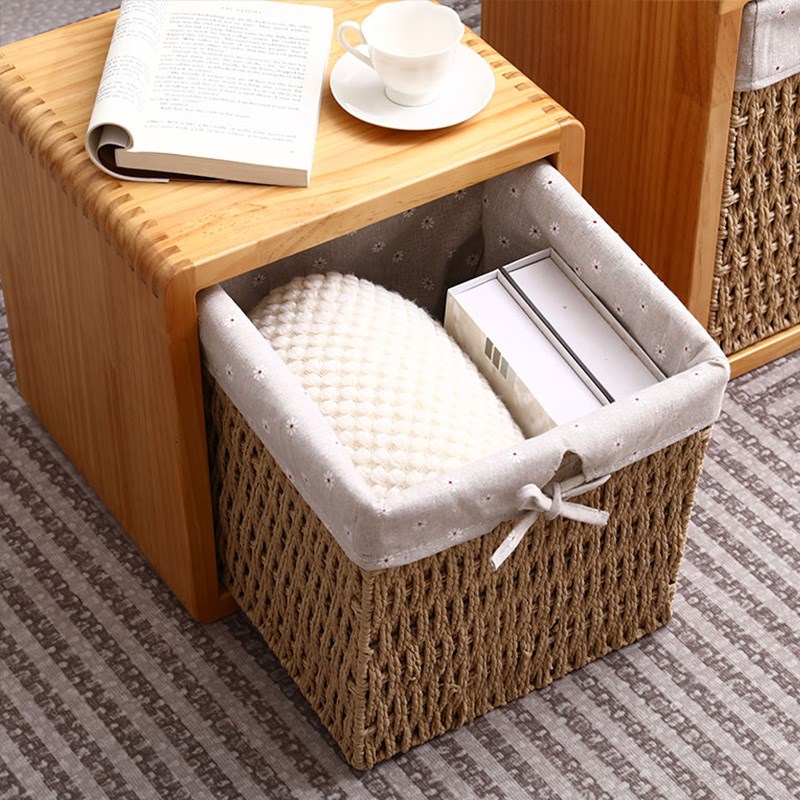 创意客厅矮凳榫卯结构小凳子回形凳日式换鞋凳实木脚踏凳儿童板凳