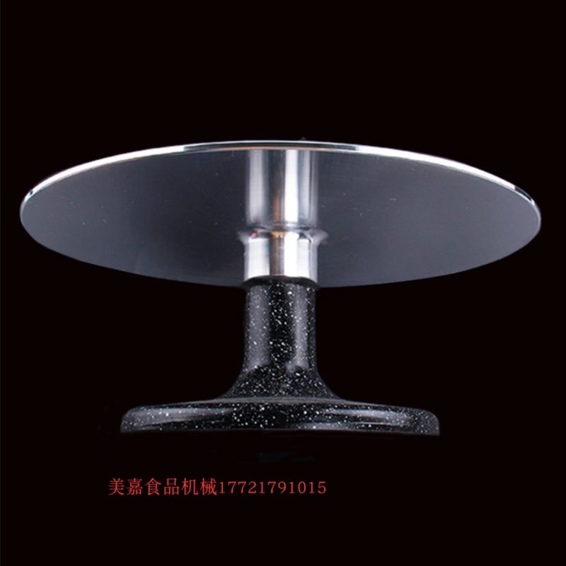 铝合金裱花台蛋糕转台蛋糕转盘裱花架烘焙工具盆景转盘旋转台