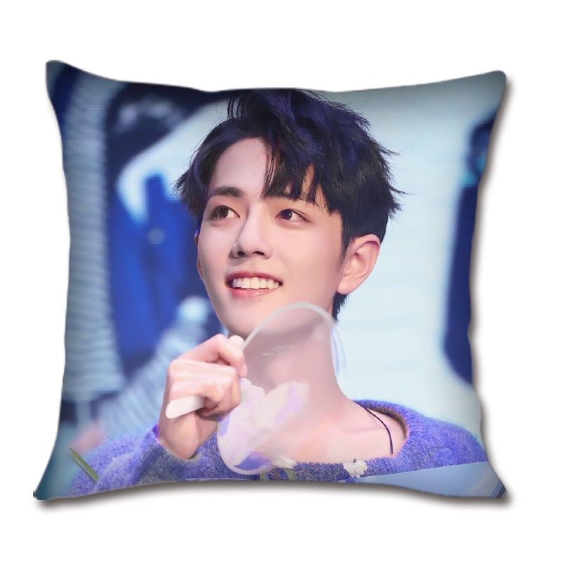 diy抱枕定制logo来图定做照片肖战情侣生日礼物靠垫抱枕被子两用