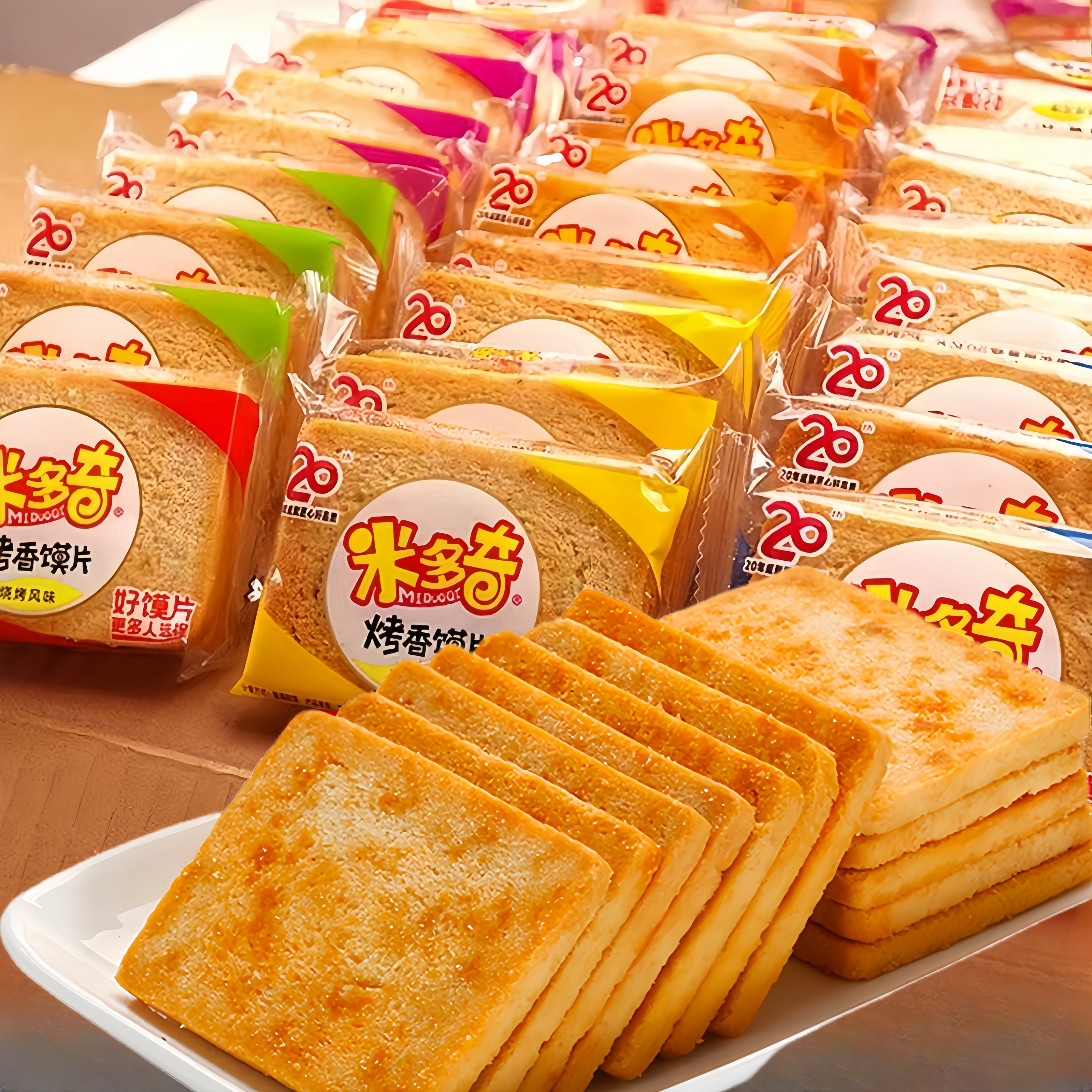 烤馍片烤馒头片饼干休闲零食