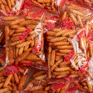 康元香酥条饼干拇指手指咸味饼干奶油条儿时8090怀旧零食品小吃