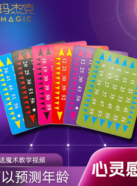 心灵感应预言魔术儿童玩具测年龄
