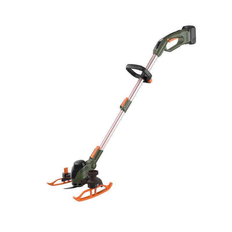 跨境家乐美电动割草机小型家用手推式除草坪修剪机锂电神器多功能