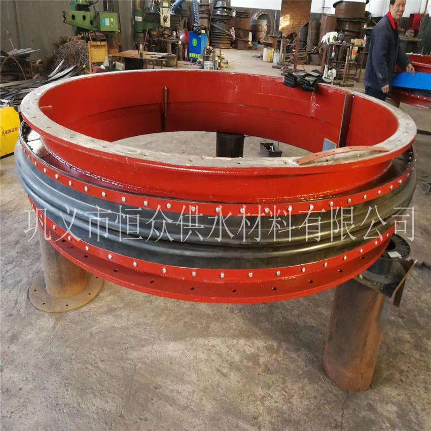 橡胶软连接膨胀节 非金属蒙皮风道补偿器 法兰式橡胶补偿器