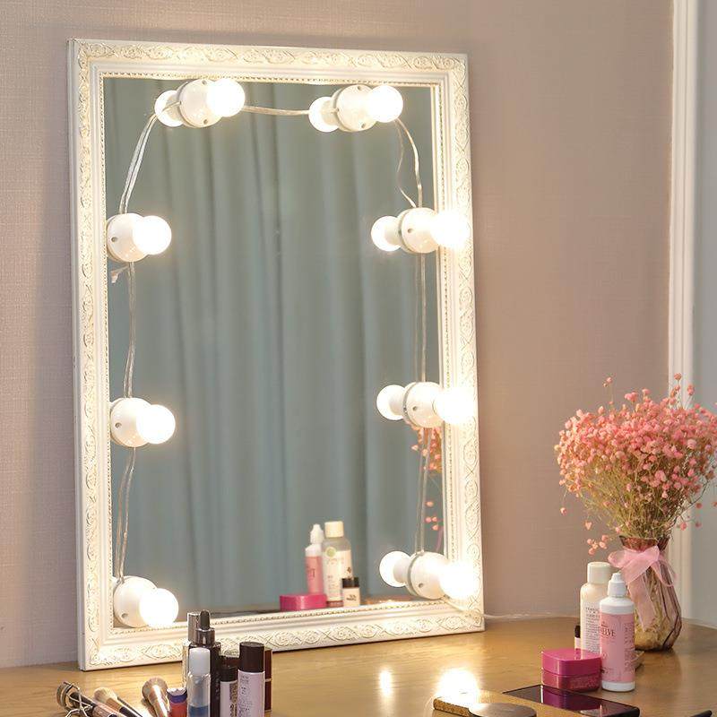 化妆灯镜前灯免打孔粘贴梳妆台美妆补光灯梳妆台落地镜补光镜子灯