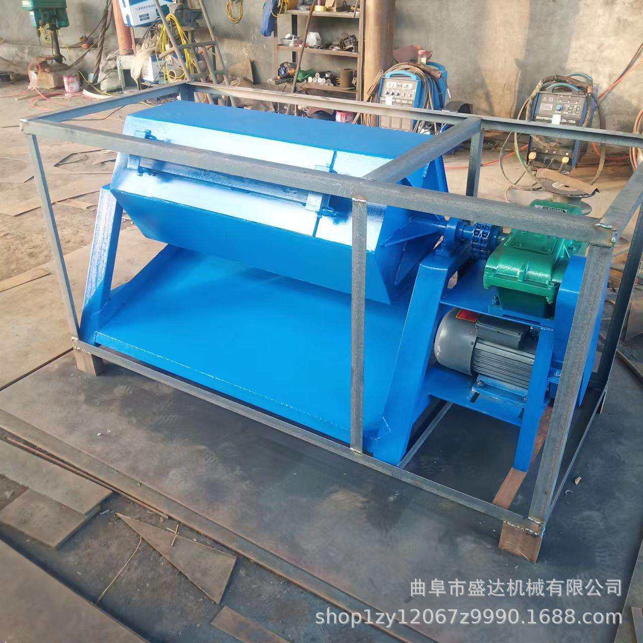 六角多用途金属物料小型滚筒研磨机五金配件除锈机干抛机视频