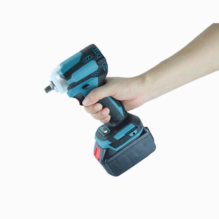 跨境无刷电动扳手锂电充电扳手冲击起子机4/1头