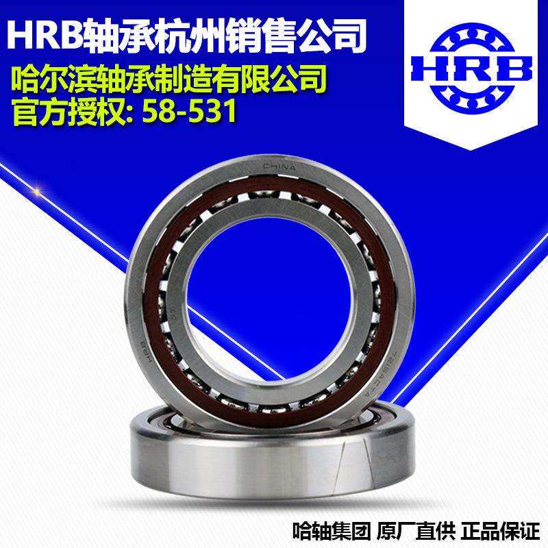 HRB哈尔滨轴承7219C/P5 /P4角接触球单个配对DB DT DF轴承杭州公