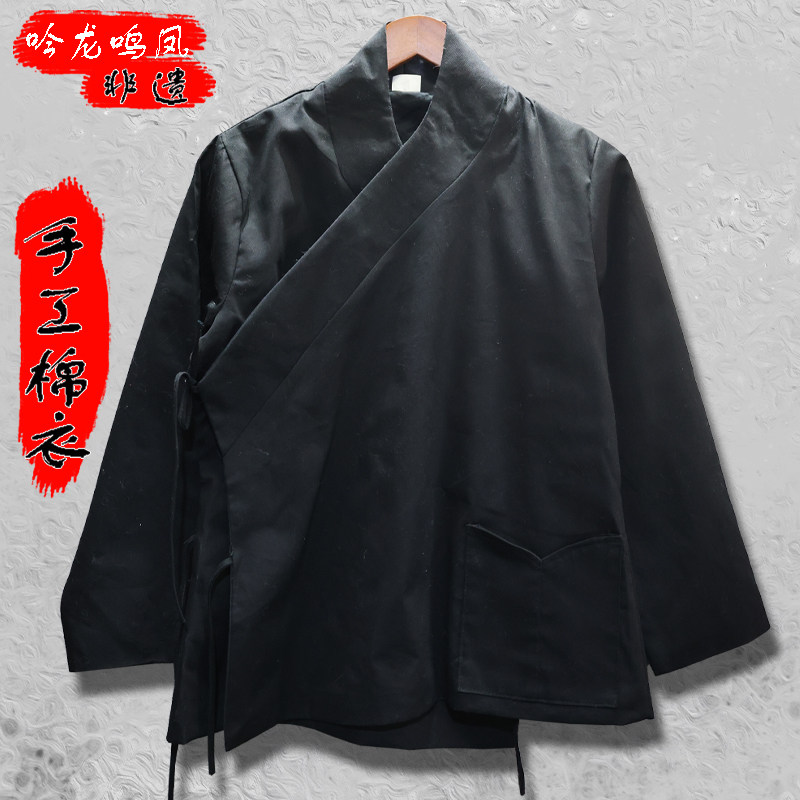 吟龙鸣凤纯棉单汉服 男女同款纯手工复古单衣 改良日常长袖男士,女装/女士精品,汉服上装,淘宝优惠券,粉丝福利购,淘宝优惠卷