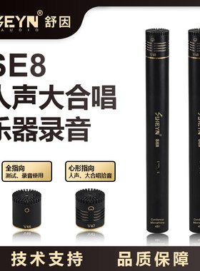 SUSEYN SE8专业小振膜录音电容麦克风舞台人声乐器拾音大合唱话筒