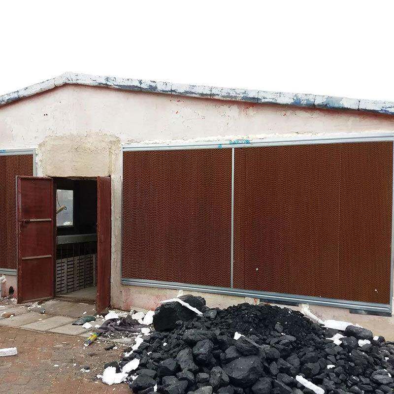 畜牧养殖工业车间水帘降温大棚设备7090包边可定制水帘墙