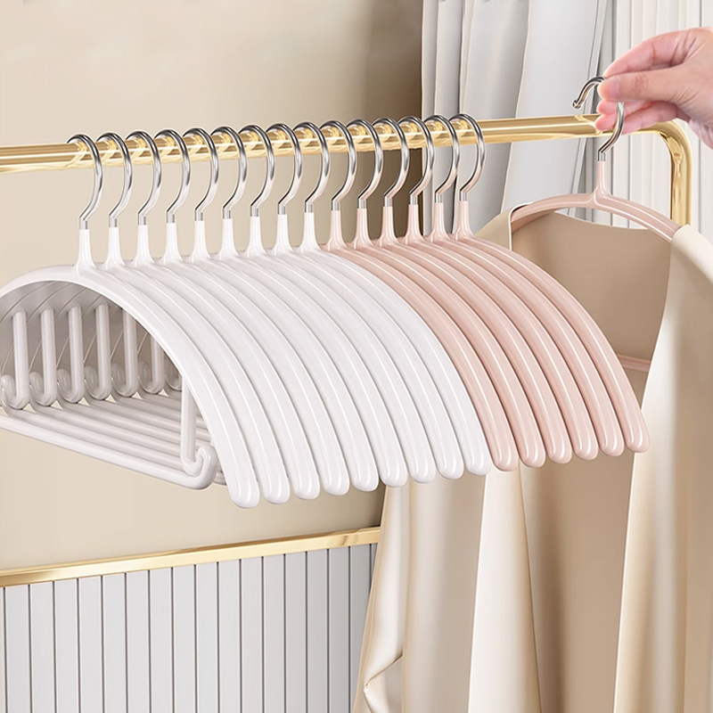 防滑无痕衣架 半圆防肩角不鼓包 加粗衣撑子