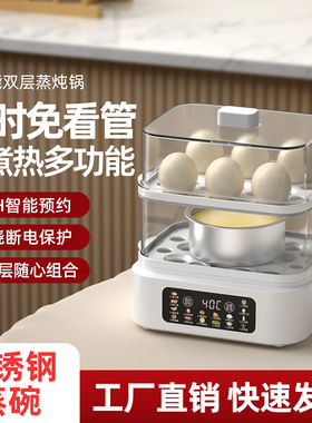 2026新电蒸锅蒸蛋器多功能家用