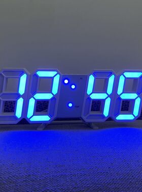 电脑桌摆件氛围灯发光立体数字时钟卧室柜子电竞房间小夜灯装饰品