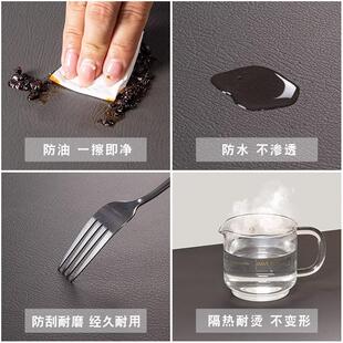 防水防油免洗硅胶桌垫纯色餐桌布轻奢高级感隔热茶几桌面保护垫子