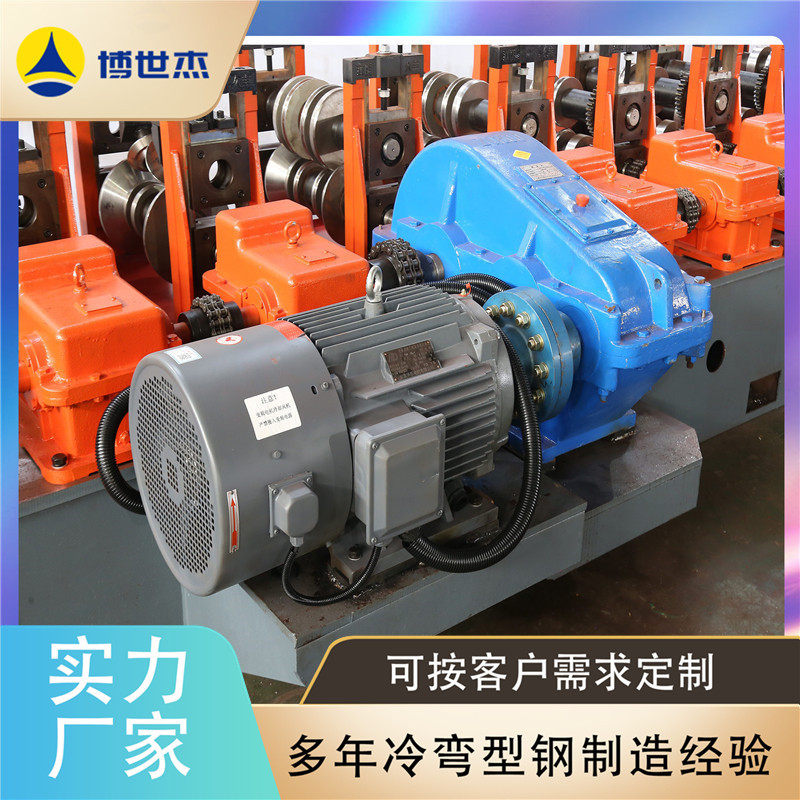 脚踏板冷弯成型设备低噪音 铆接挂钩钢跳板冲孔辊压设备 脚手架机