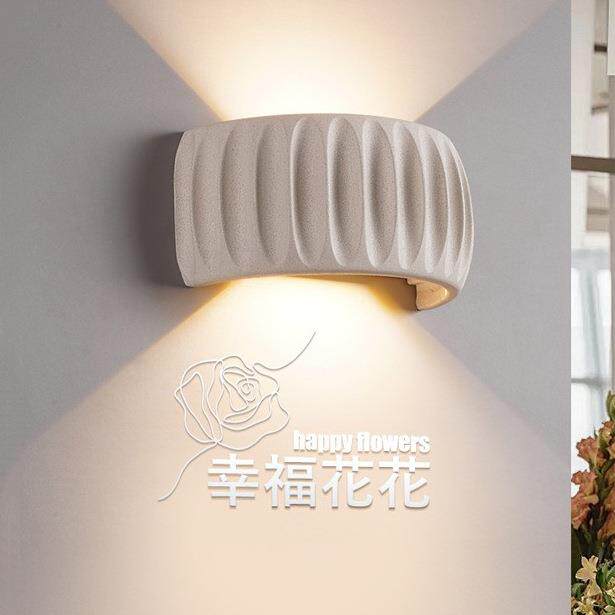 微水泥户外别墅客厅花园庭院阳台室外灯具南瓜水磨石防水壁灯