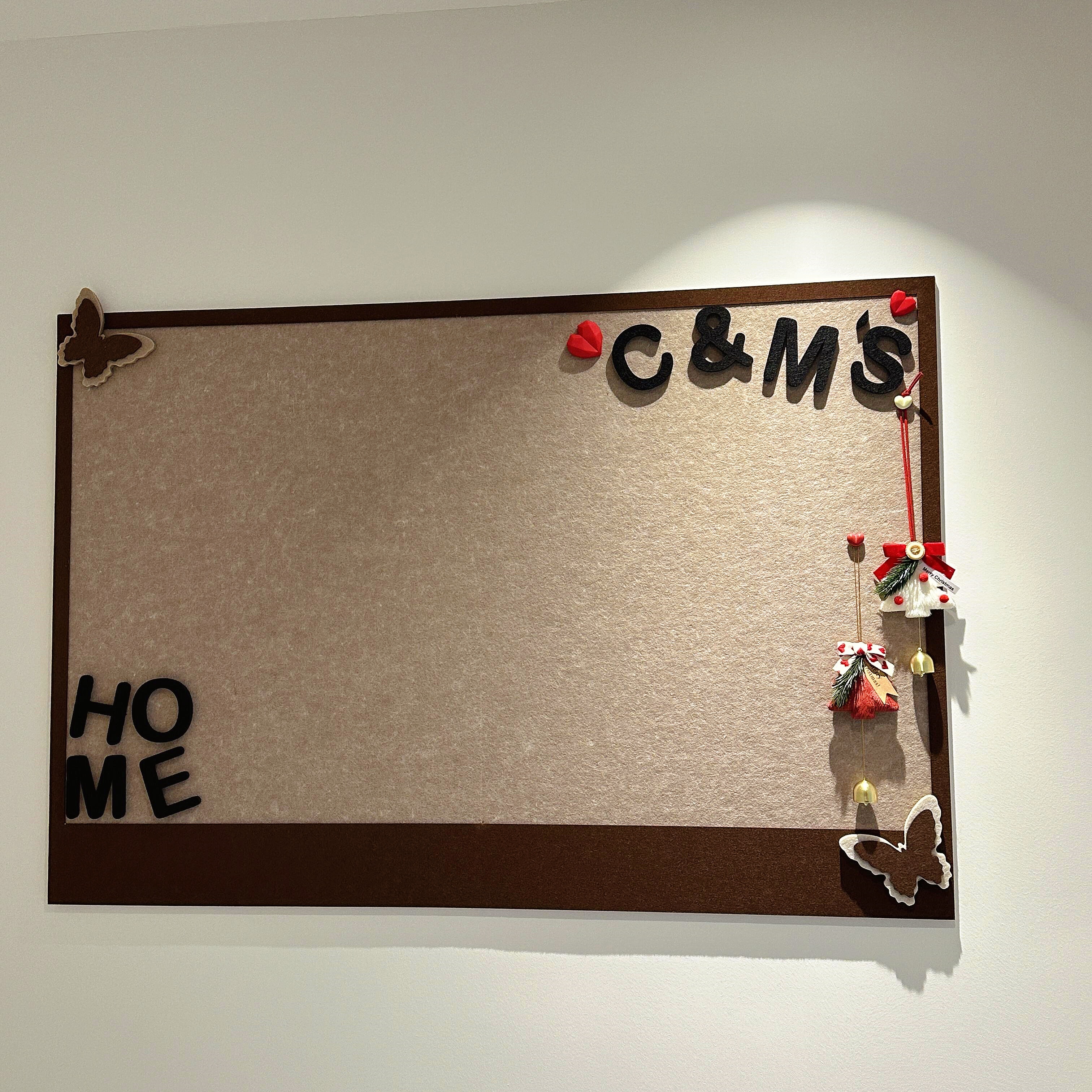 【好好看的拼色毛毡板】