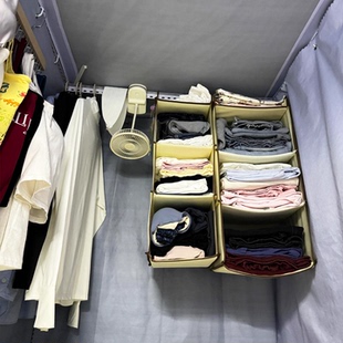 宿舍收纳挂袋悬挂式衣柜内衣内裤收纳神器多功能分层整理架储物袋