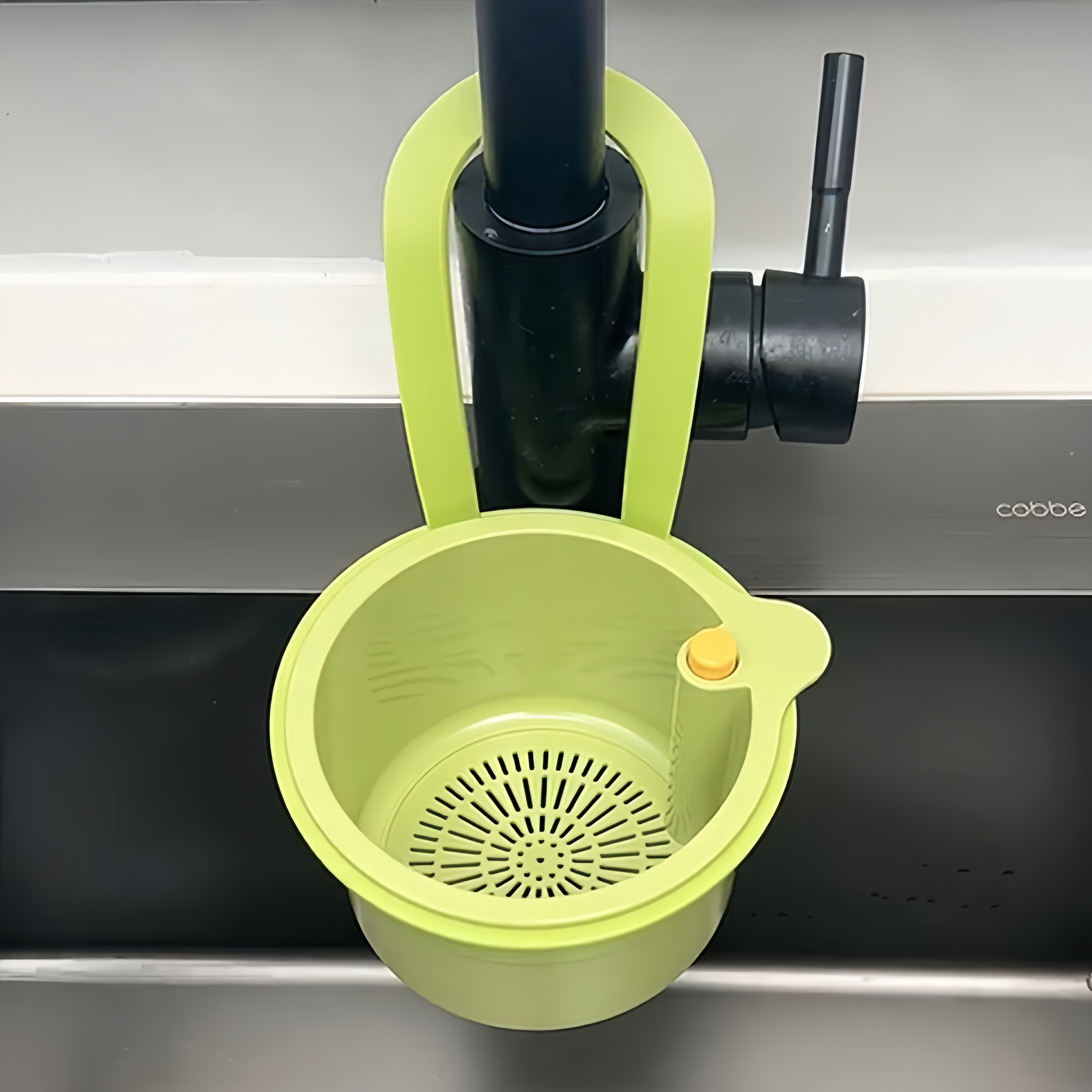 厨房水槽剩菜过滤网可挂式龙头家用下水道水池漏网水果清洗沥水篮