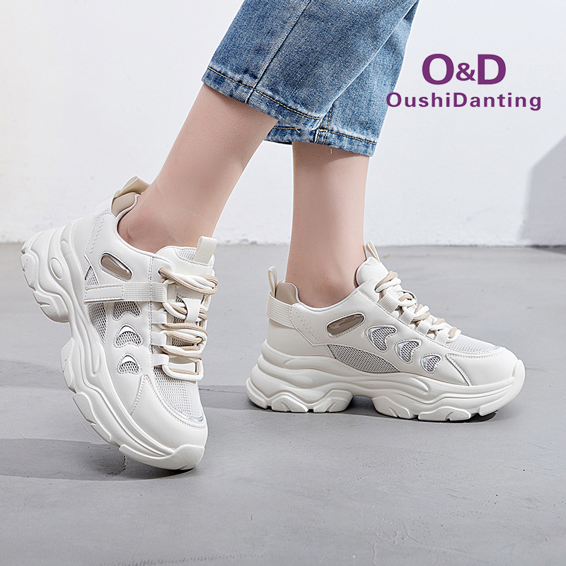 OD头层牛皮老爹鞋2025新款春夏