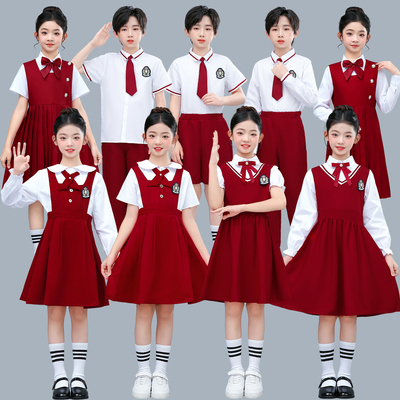 中小学生红色合唱朗诵演出服