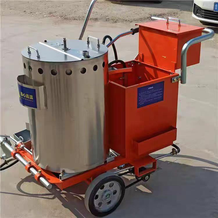 冷喷热熔划线一体机道路马路公路小区标线机柴油汽油无毛边