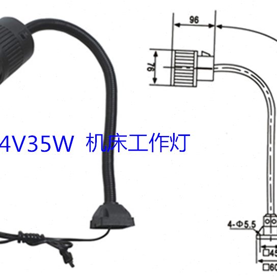 W磨床24V配件数控车床35加工中心平机床工作灯炮塔铣床灯面
